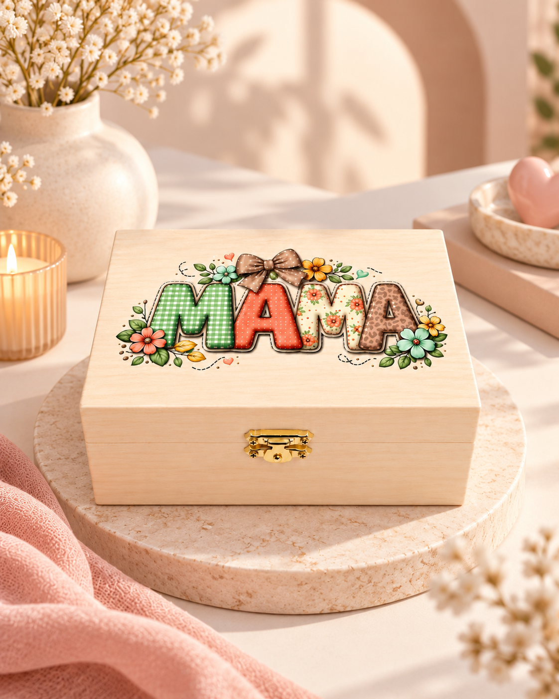 Caixa de madeira personalizada